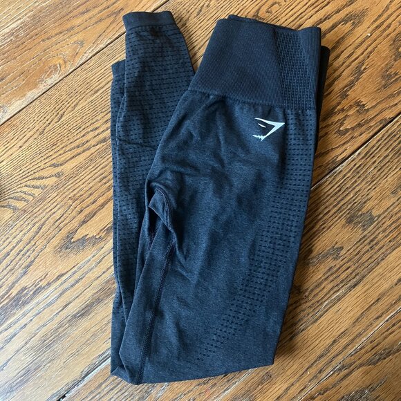 Gymshark Vital Seamless Leggings Black Size Small - Picture 1 of 5